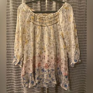 Democracy Multicolor Floral Blouse